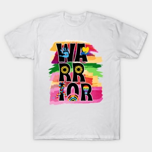 The warrior autism awareness T-Shirt